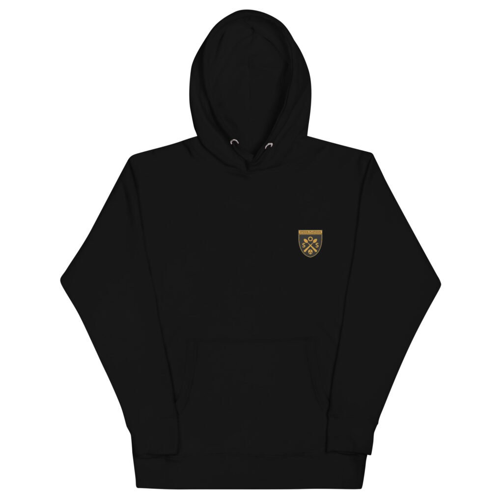 Embroidered Spoon Platoon Unisex Hoodie