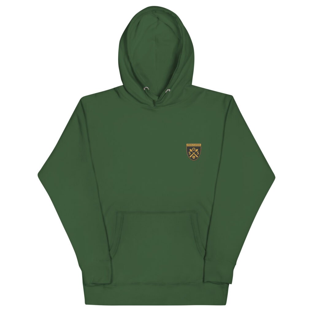 Embroidered Spoon Platoon Unisex Hoodie