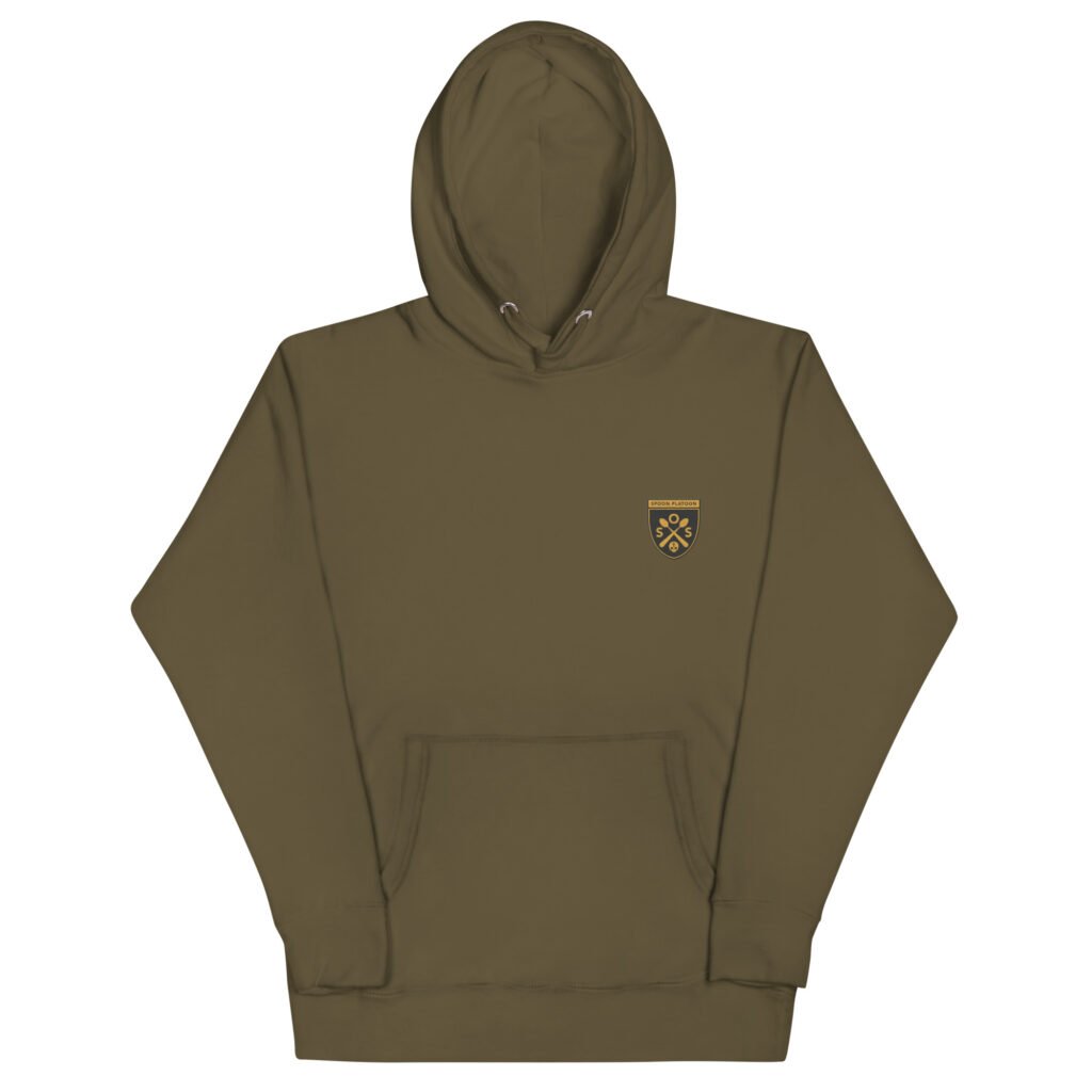 Embroidered Spoon Platoon Unisex Hoodie