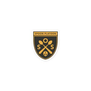 Spoon Platoon Sticker