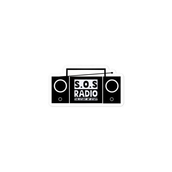 S.O.S Radio BoomBox Sticker