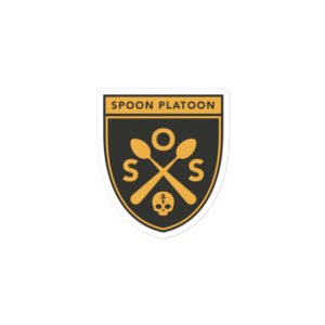 Spoon Platoon Sticker - Image 2