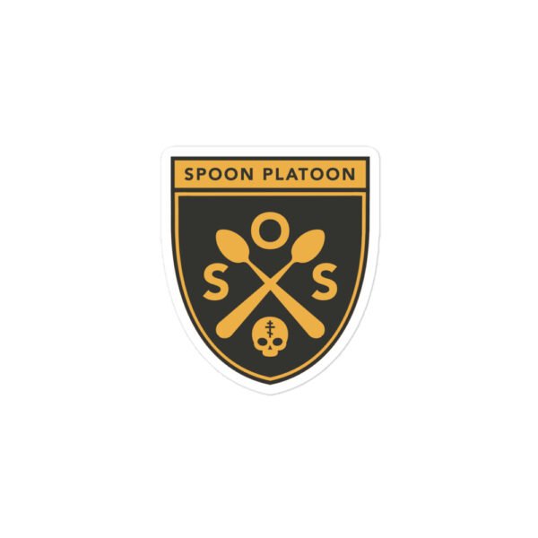 Spoon Platoon Sticker - Image 2