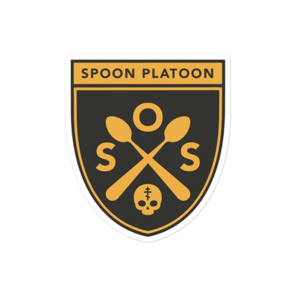 Spoon Platoon Sticker - Image 3